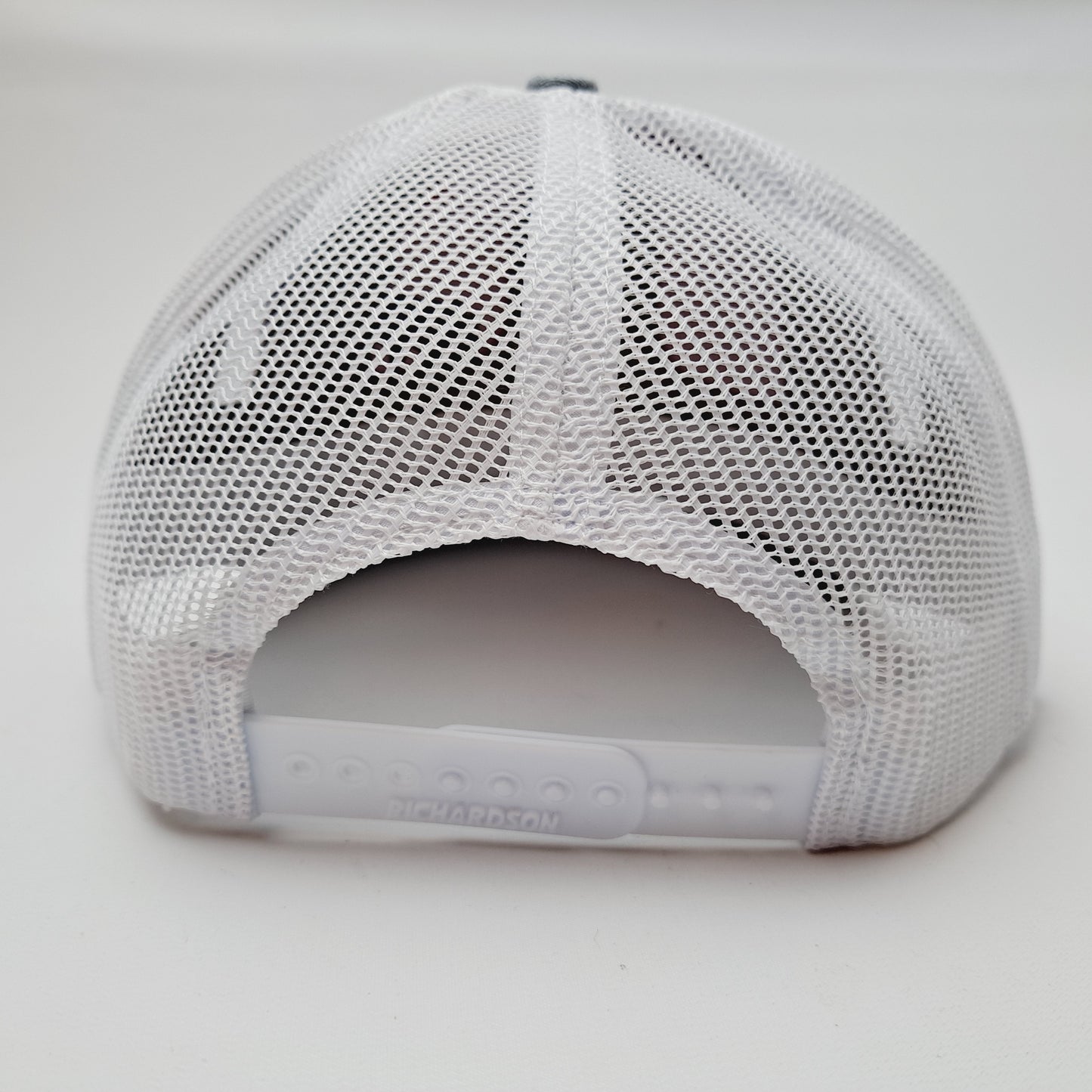 Ford Bronco Richardson 112 Trucker Mesh Snapback Cap Hat Red & White