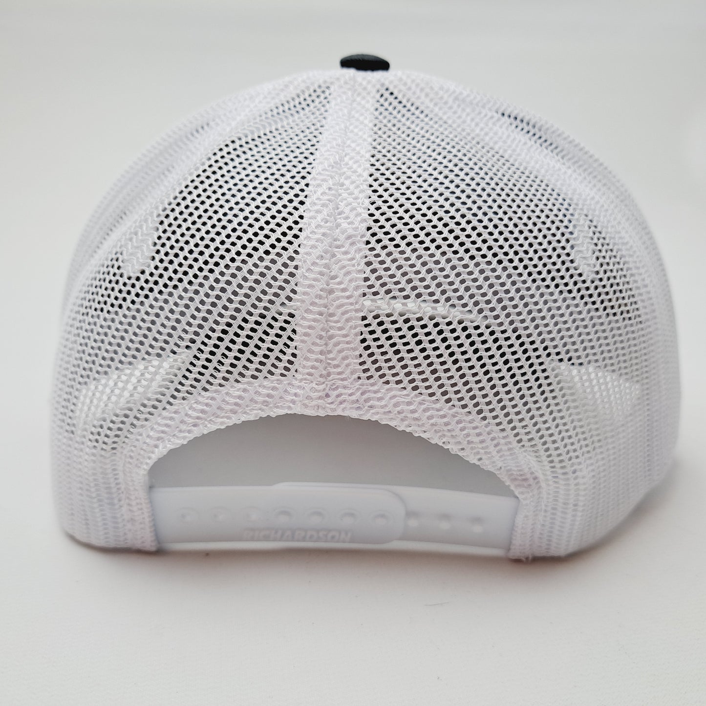 Ford Bronco Embroidered Patch Richardson 112 Trucker Mesh Snapback Cap Hat Gray & White