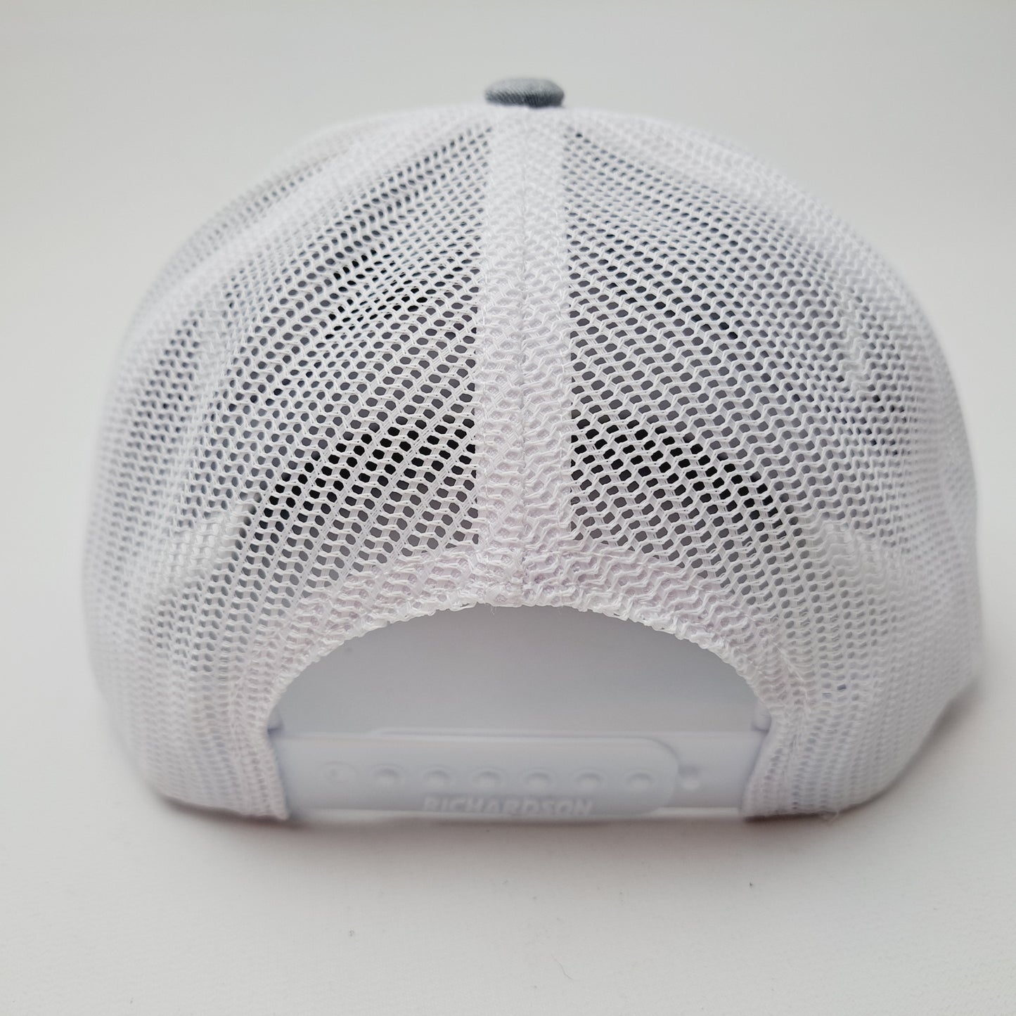 Snap On Snap-On Embroidered Richardson 112 Youth Curved Bill Trucker Mesh Snapback Cap Hat Heather Gray