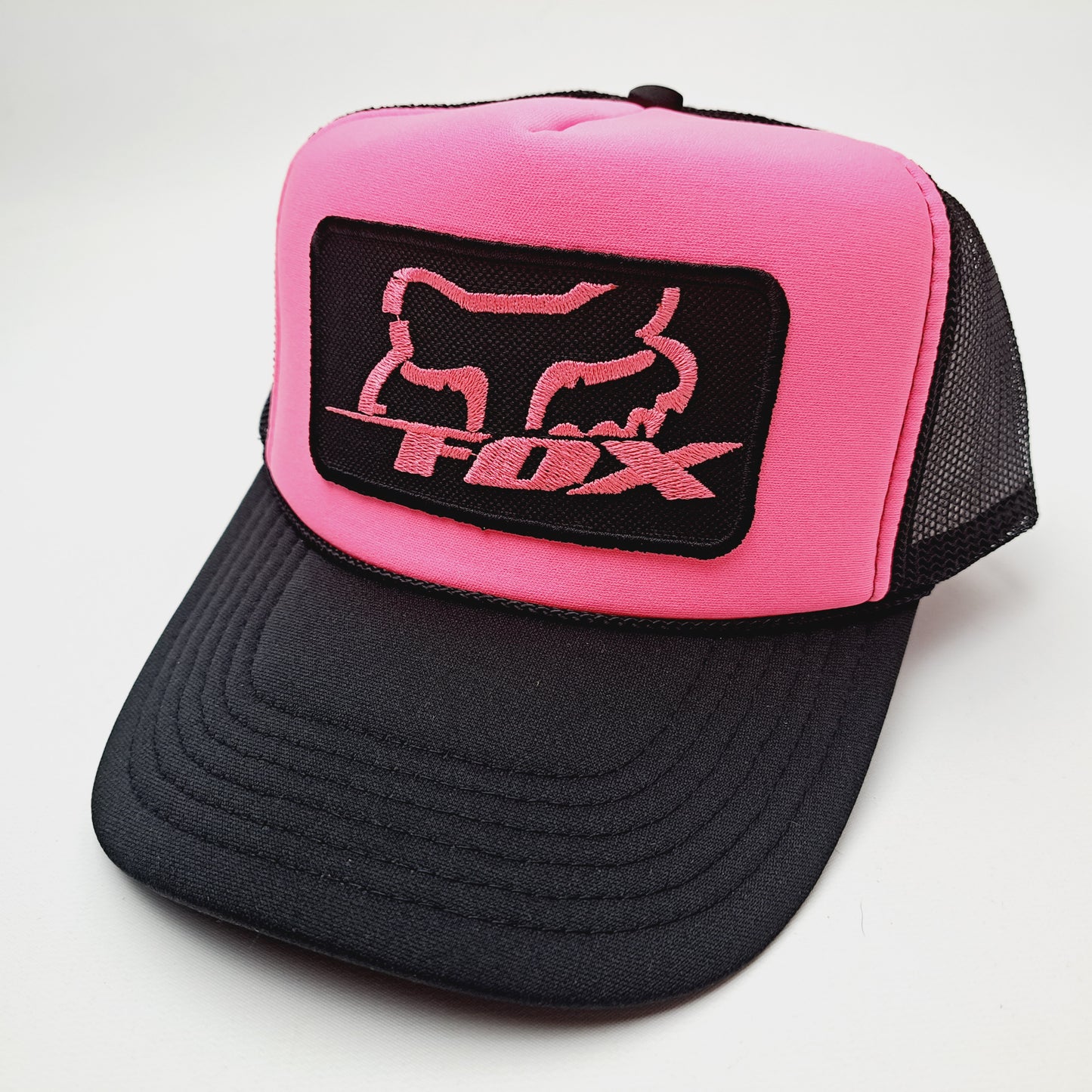 Fox Racing Foam Mesh Trucker Snapback Pink & Black