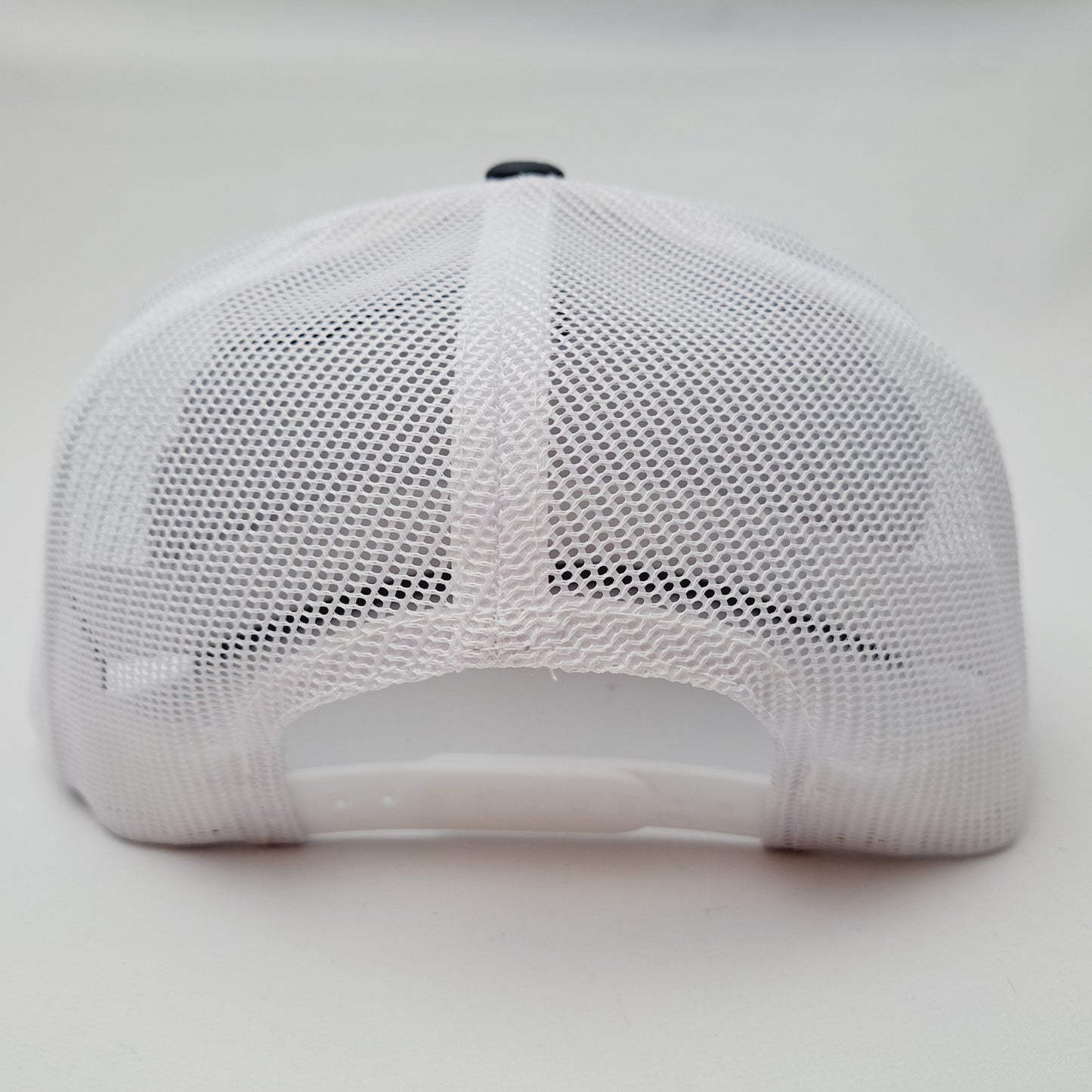 United States Postal Service Post Office Flat Bill Mesh Snapback Cap Hat Gray & White Yupoong Embroidered Patch