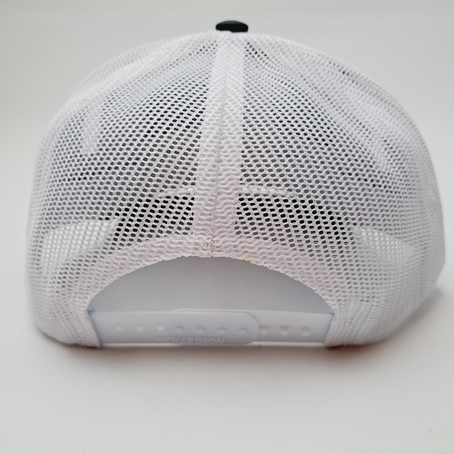 Free Cock Rides Embroidered Patch Richardson 112 Trucker Mesh Snapback Cap Hat Gray & White