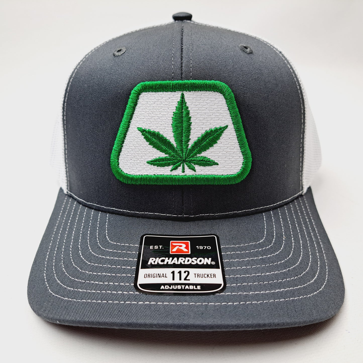 Pioneer Weed Embroidered Patch Richardson 112 Trucker Mesh Snapback Cap Hat