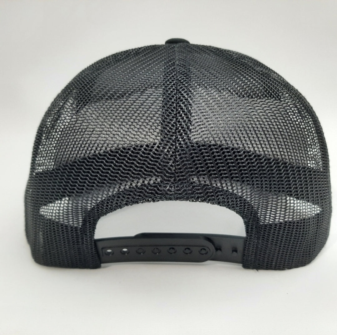 Tottenham Hotspur Embroidered Trucker Mesh Snapback Cap Hat Black