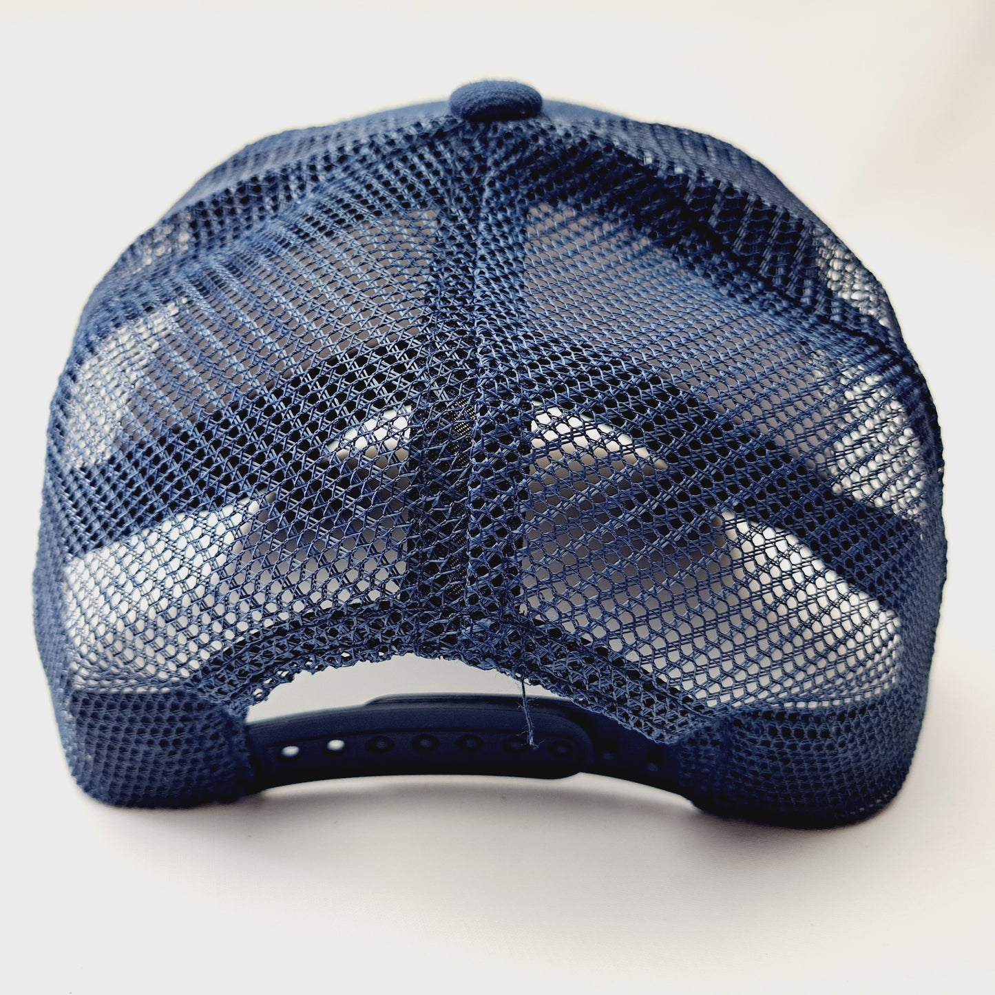 Post Office Postal Embroidered Curved Bill Mesh Snapback Cap Hat Navy Blue