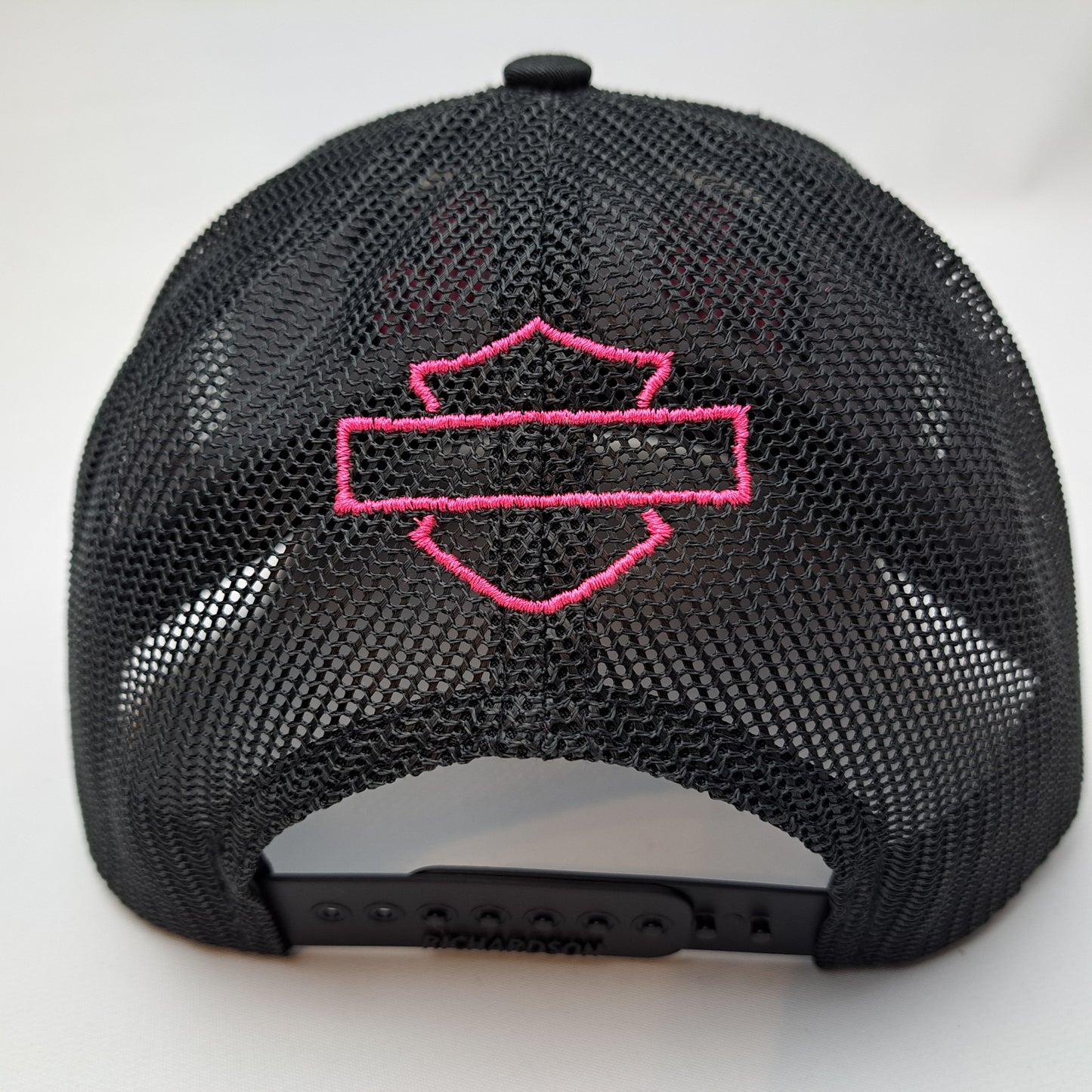 Harley Fucking Davidson Richardson 112 Curved Bill Trucker Mesh Snapback Cap Hat Black