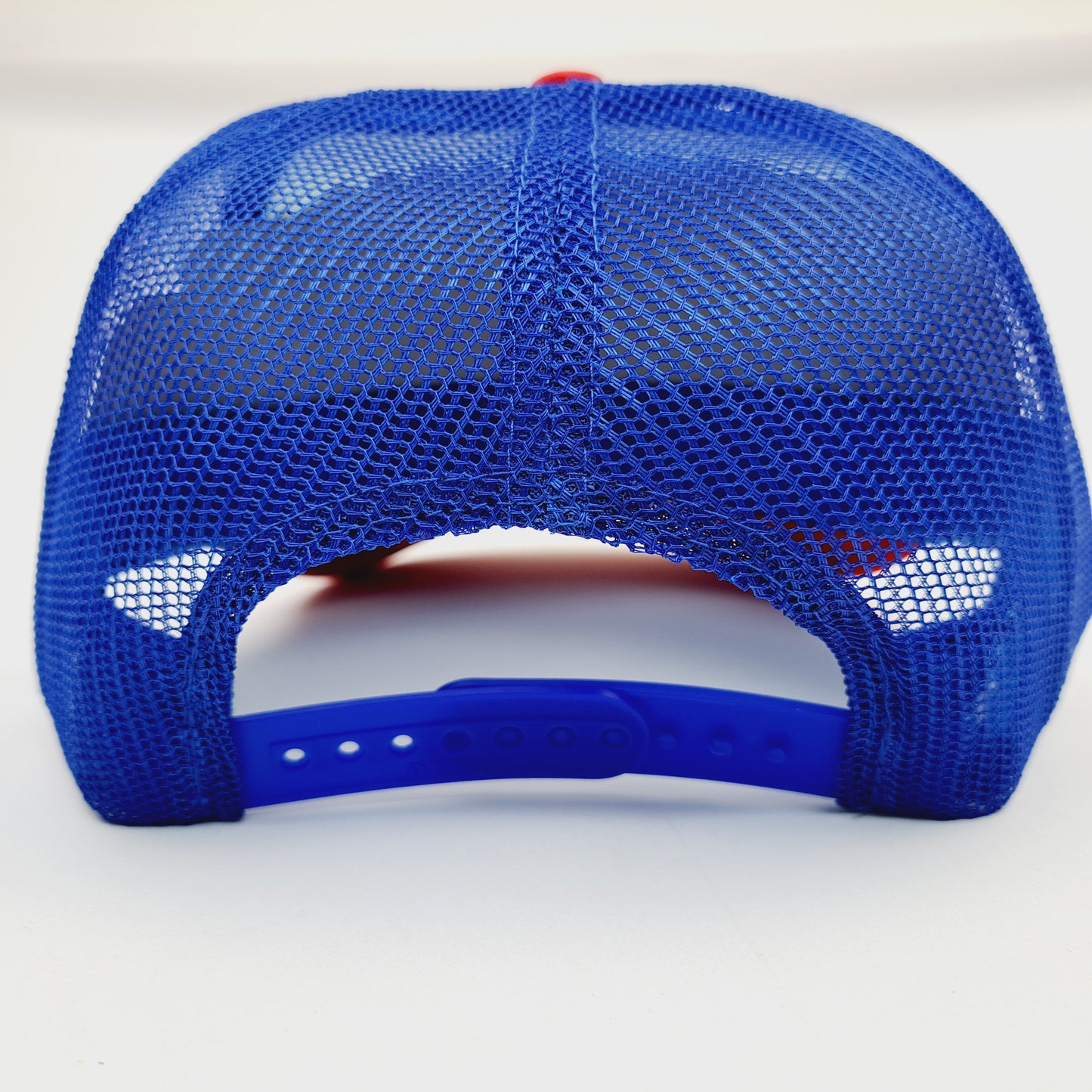 Hawk Tuah Foam Mesh Trucker Snapback Hat Cap Red, White and Blue