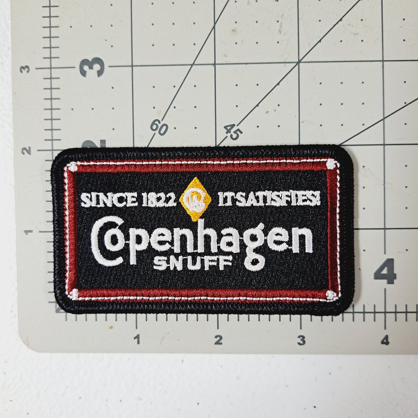 Copenhagen Snuff Dip Tobacco Embroidered Patch