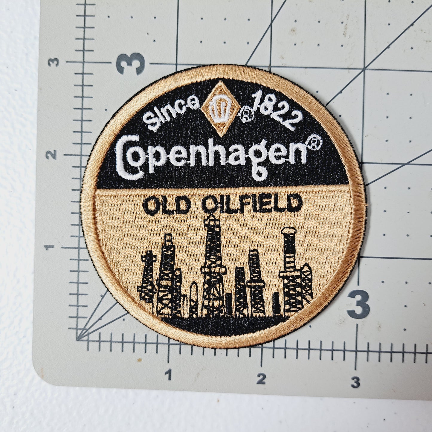 Copenhagen Old Oilfield Embroidered Patch 3 inch