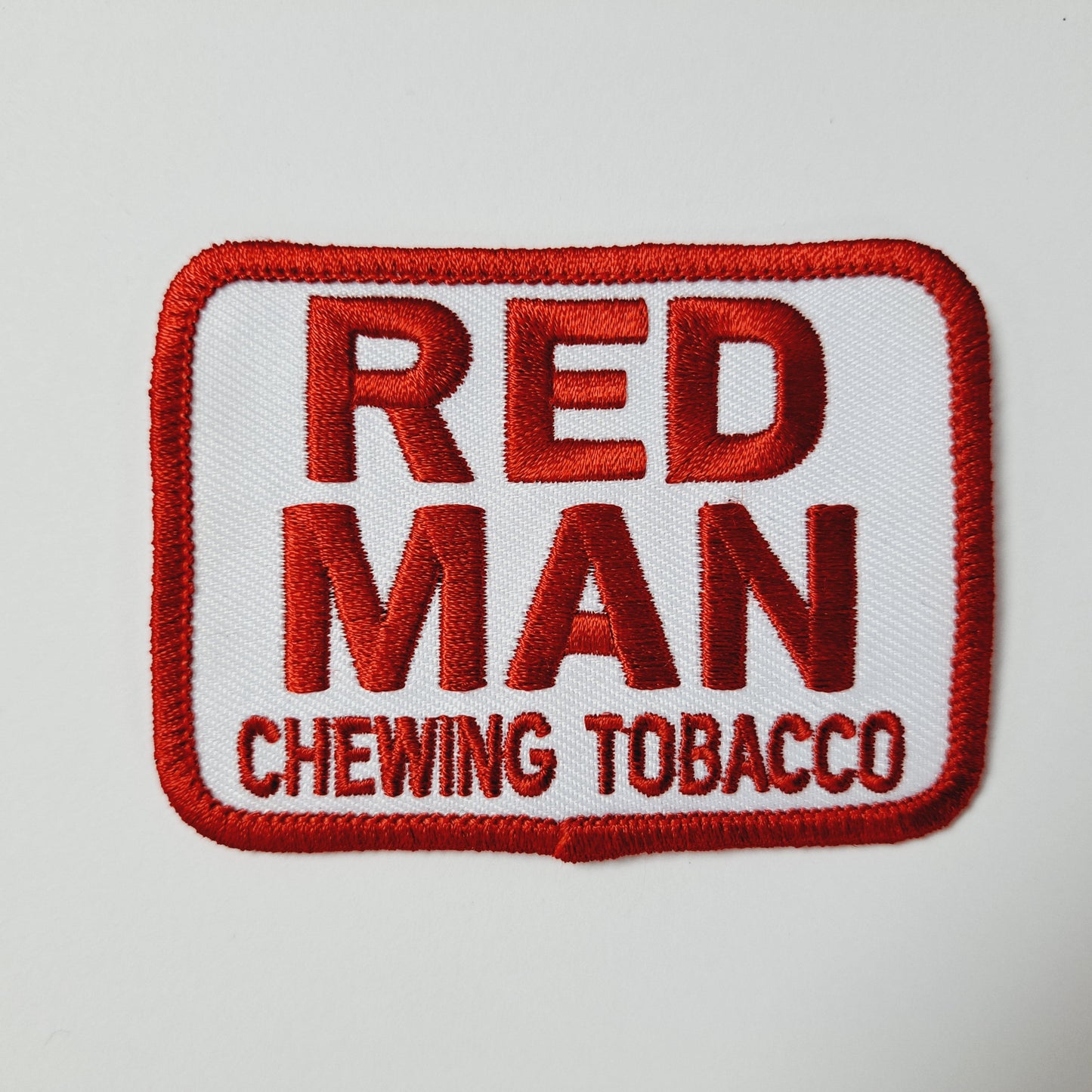 Red Man Chewing Tobacco Embroidered Patch