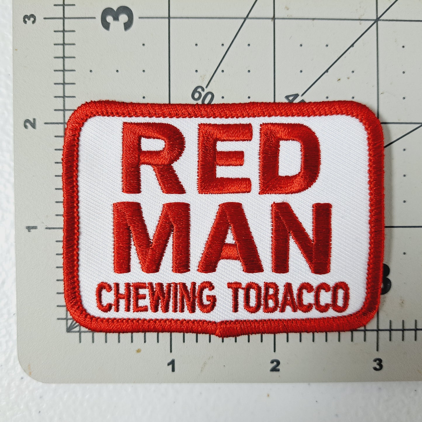 Red Man Chewing Tobacco Embroidered Patch