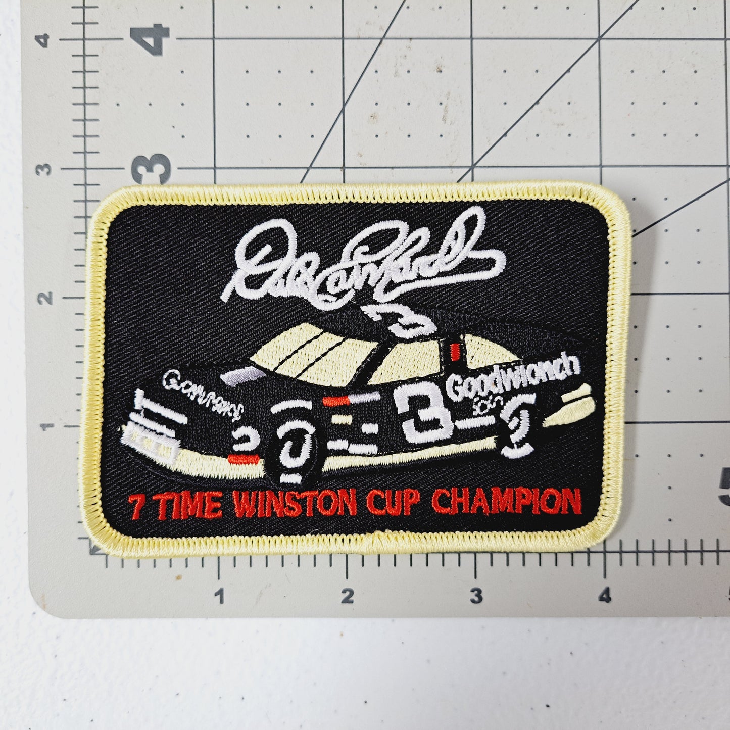 Dale Earnhardt #3 Winston Cup Nascar Racing Embroidered Patch