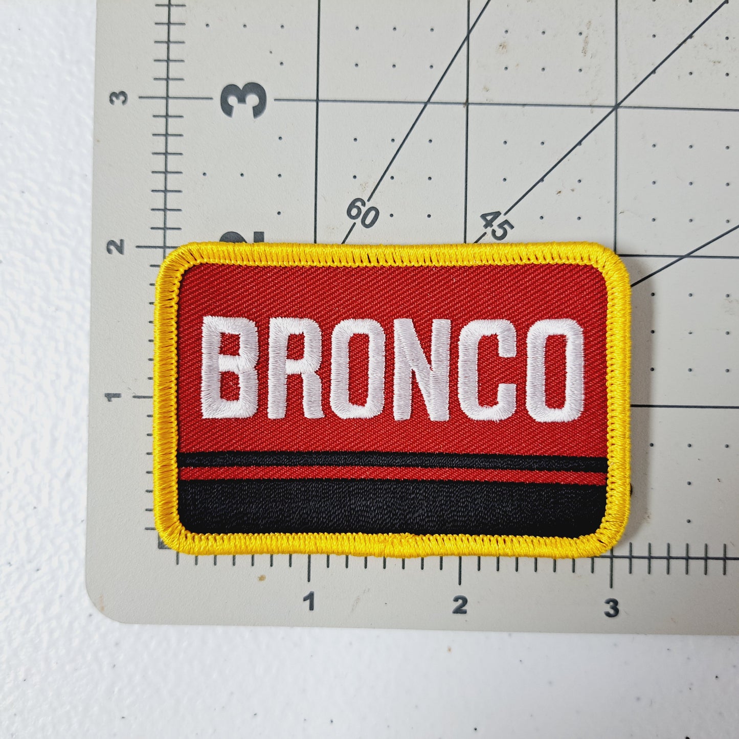 Bronco Embroidered Patch