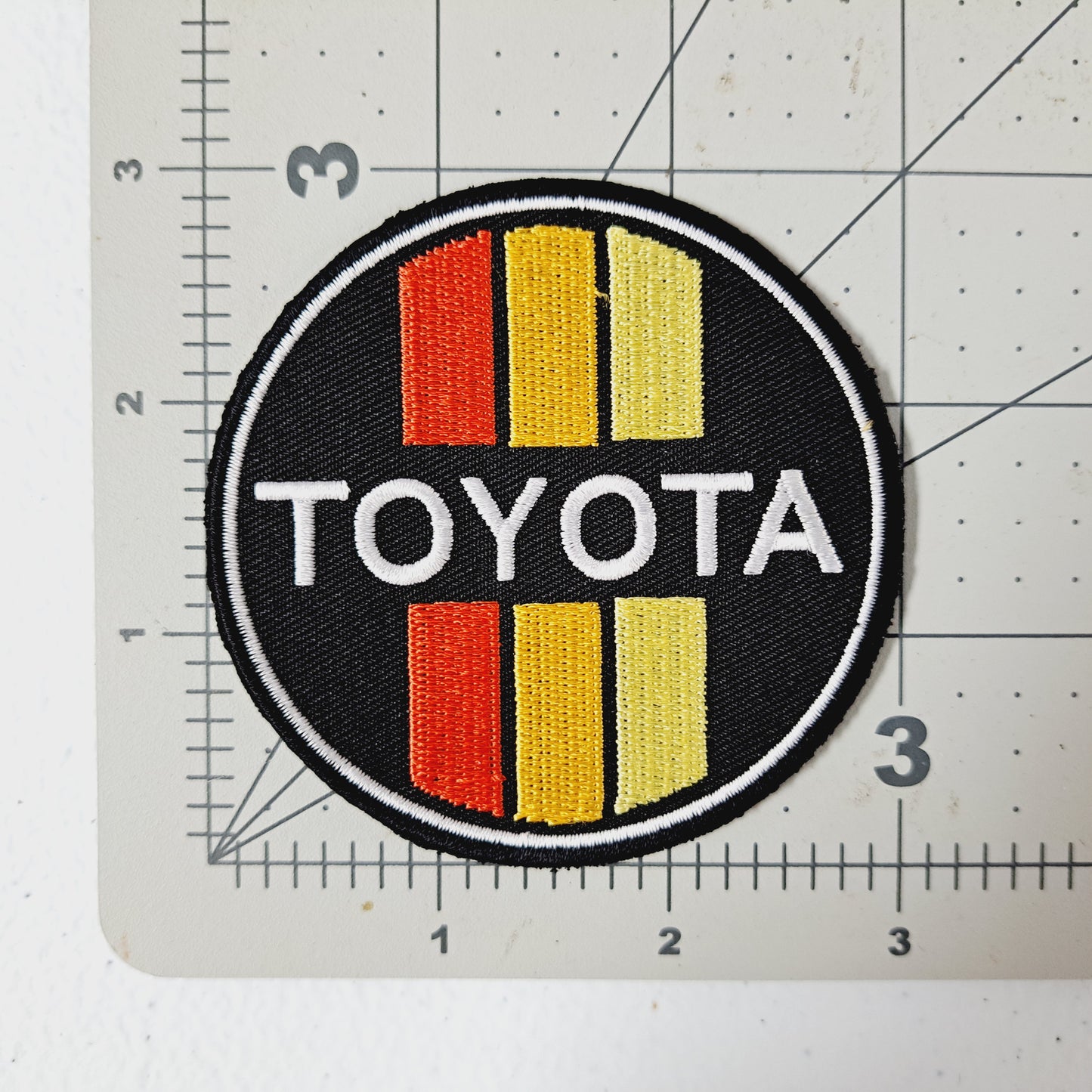Toyota Embroidered Patch Vintage 3 inch
