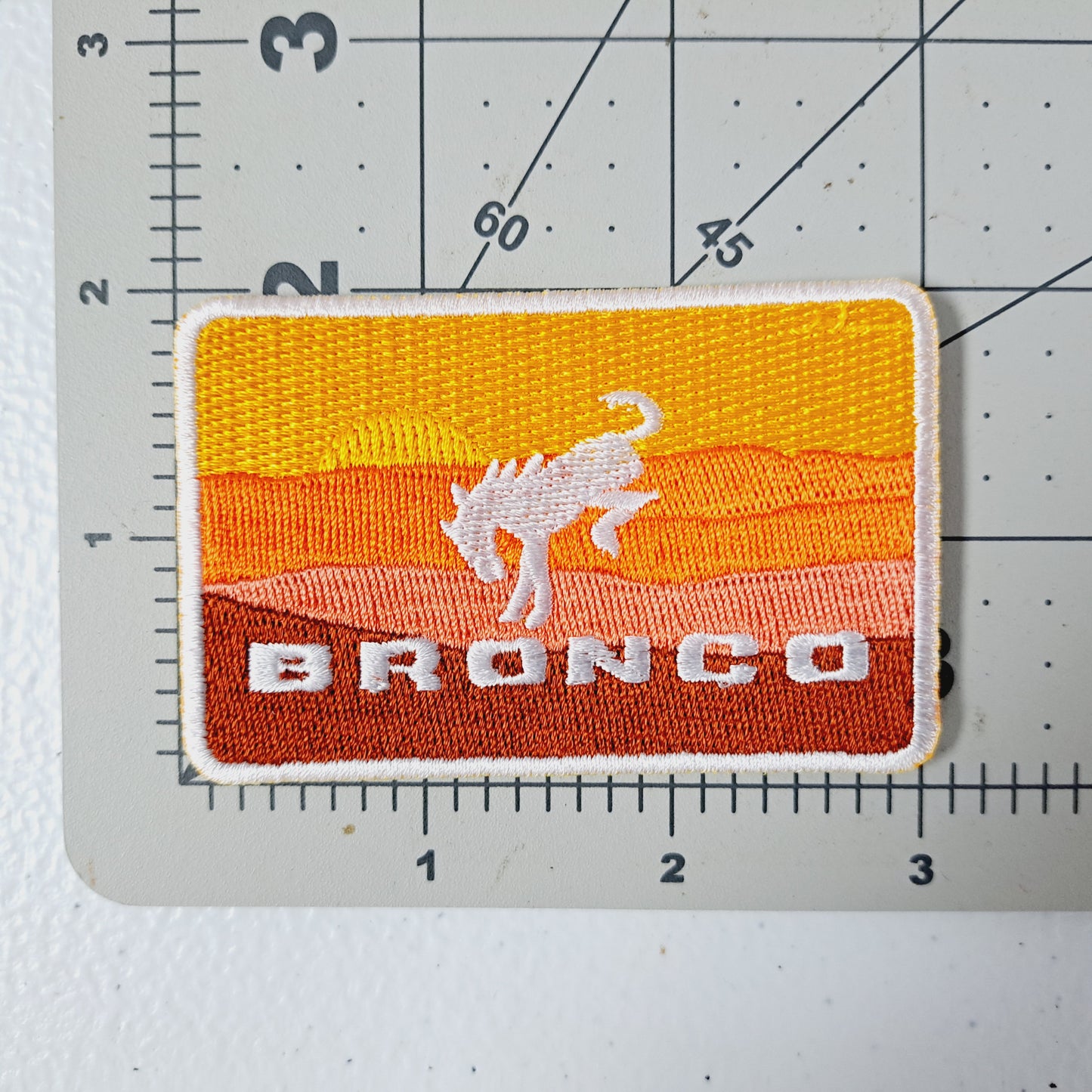Bronco Embroidered Patch