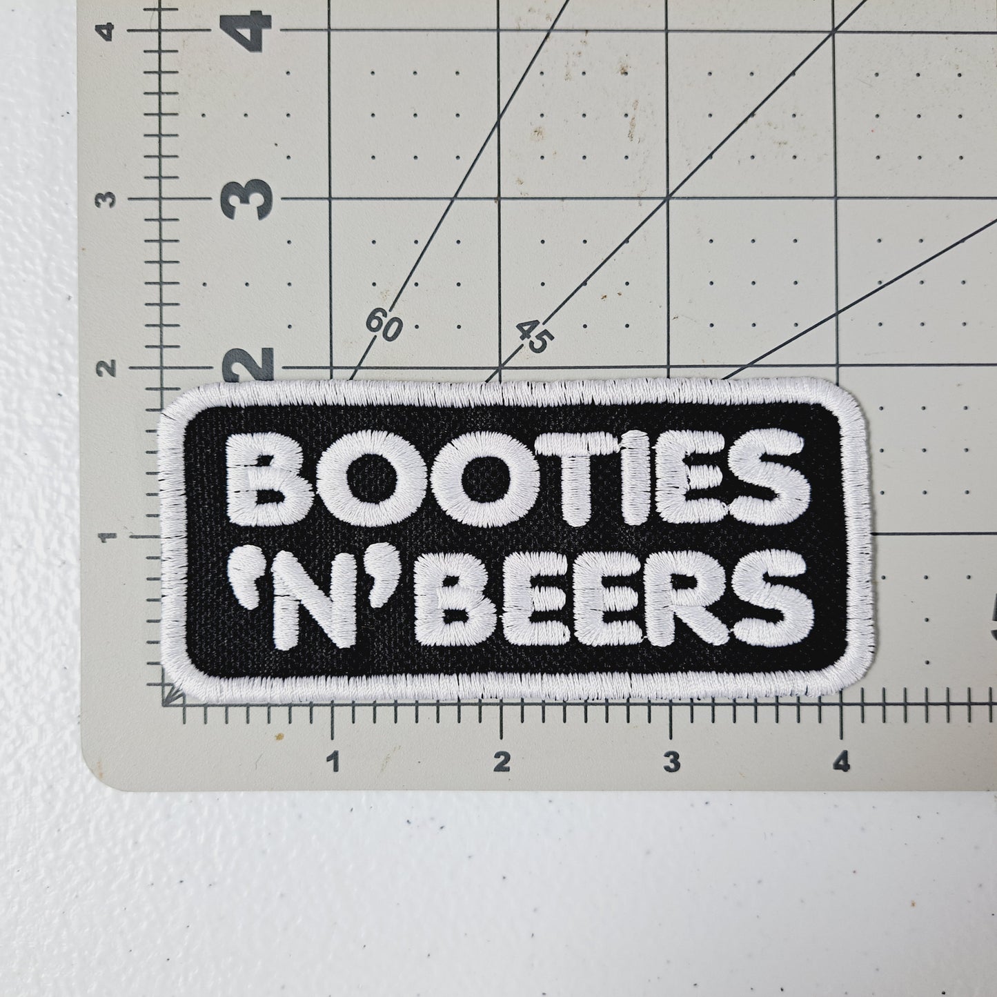 Booties n Beer Embroidered Patch
