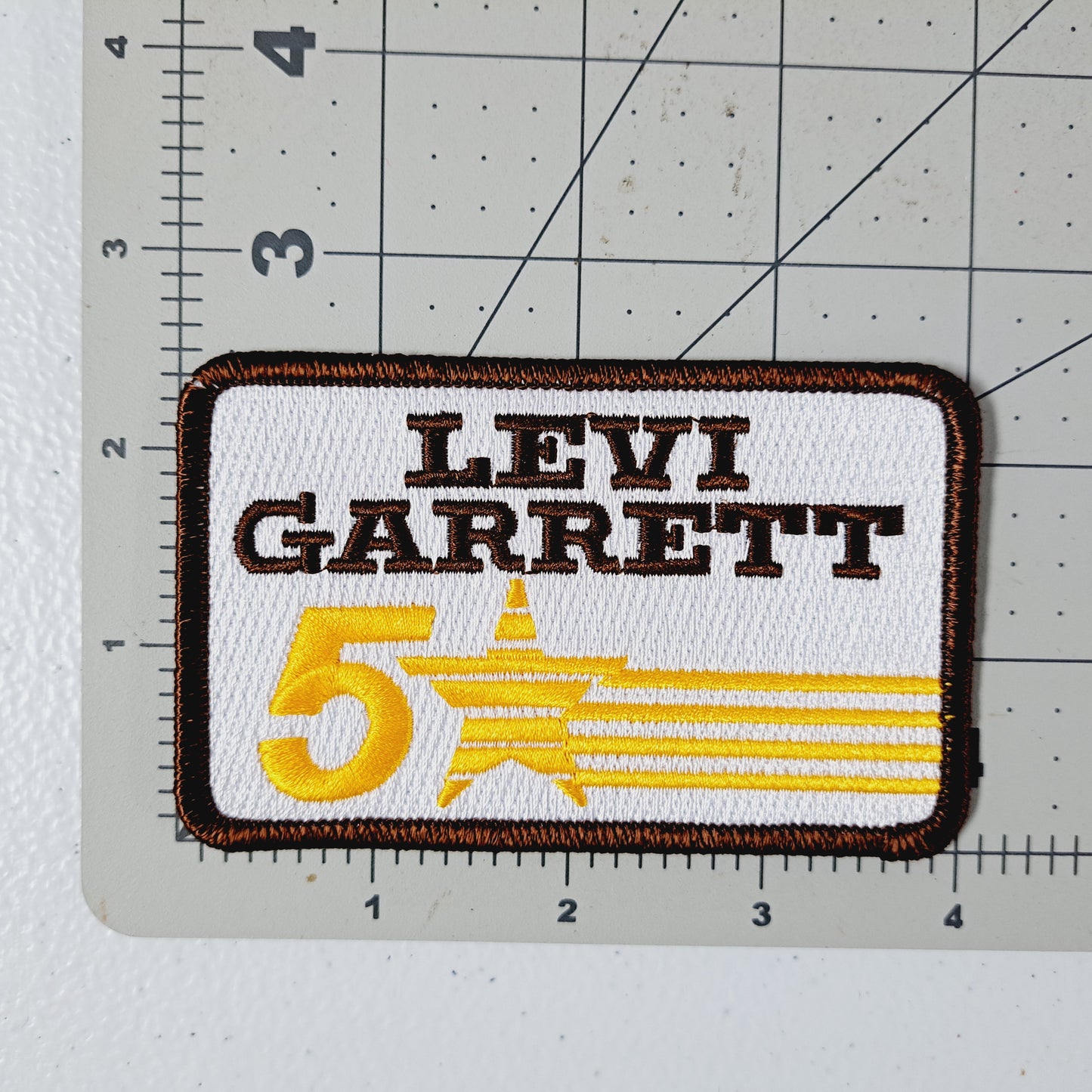 Levi Garrett 5 Star Tobacco Embroidered Patch