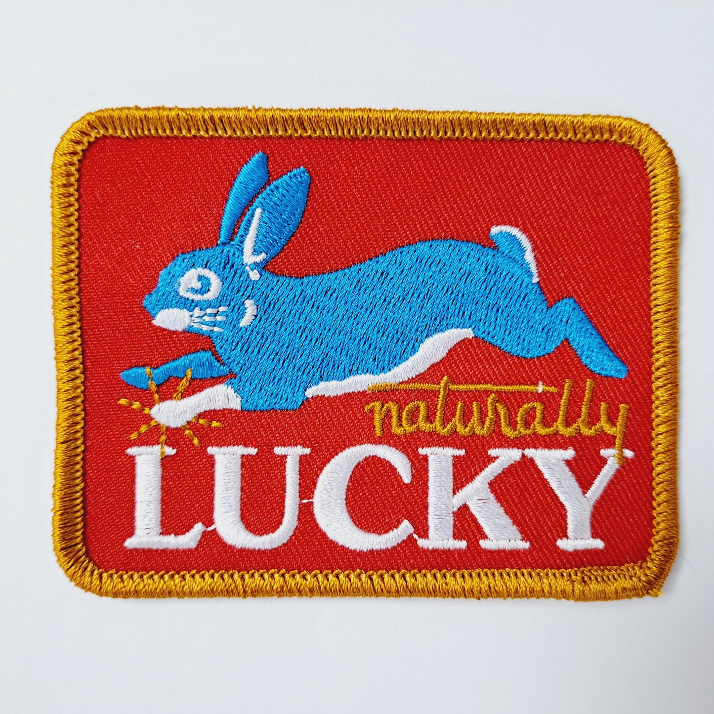 Lucky Rabbit Embroidered Patch