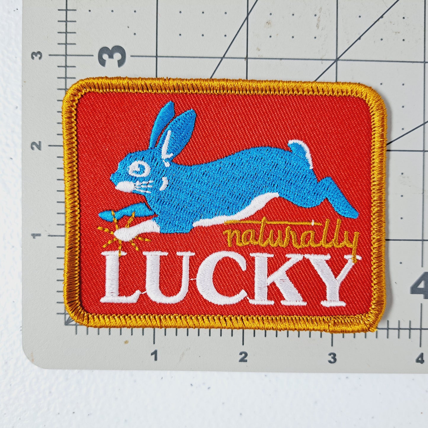 Lucky Rabbit Embroidered Patch