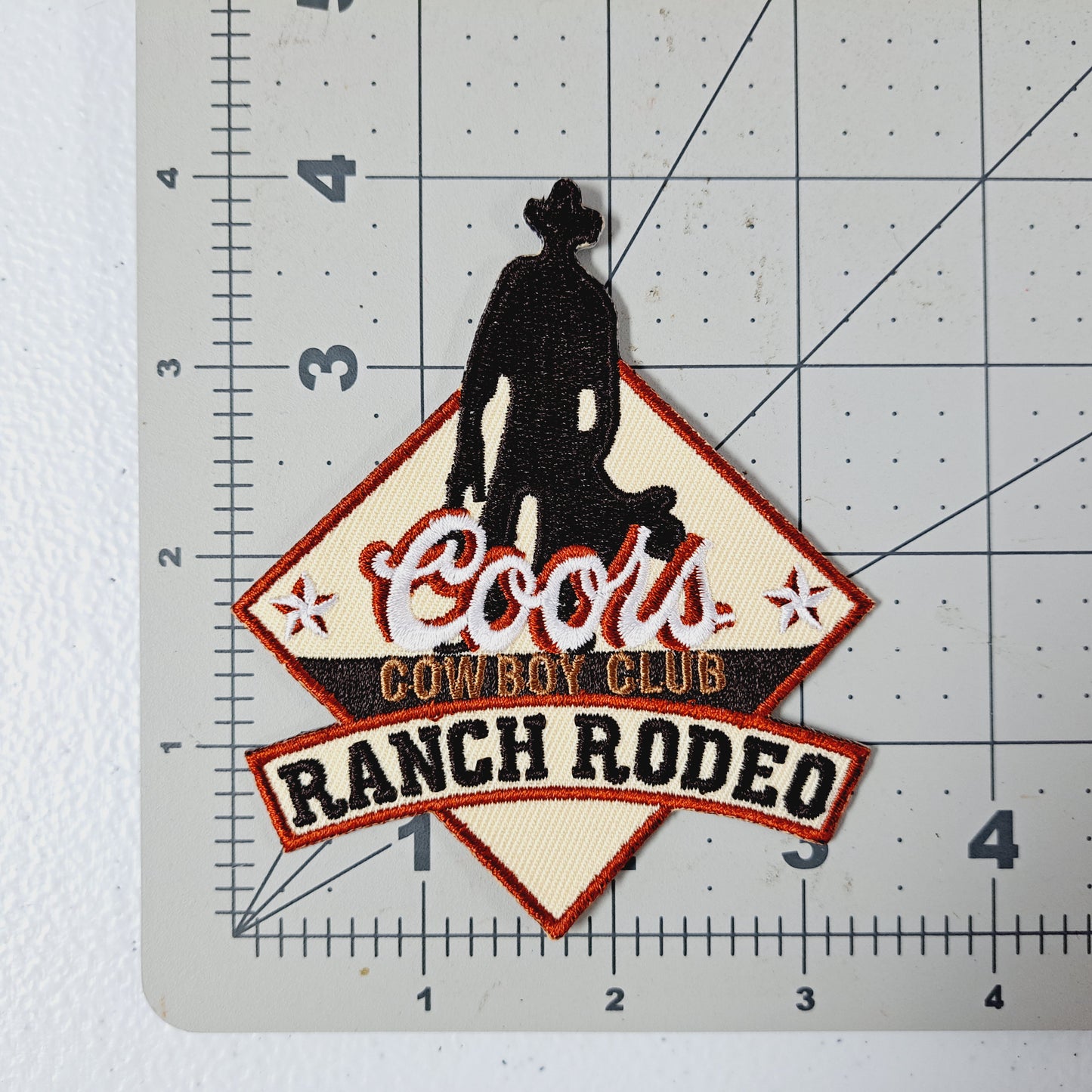Coors Cowboy Club Ranch Rodeo Embroidered Patch