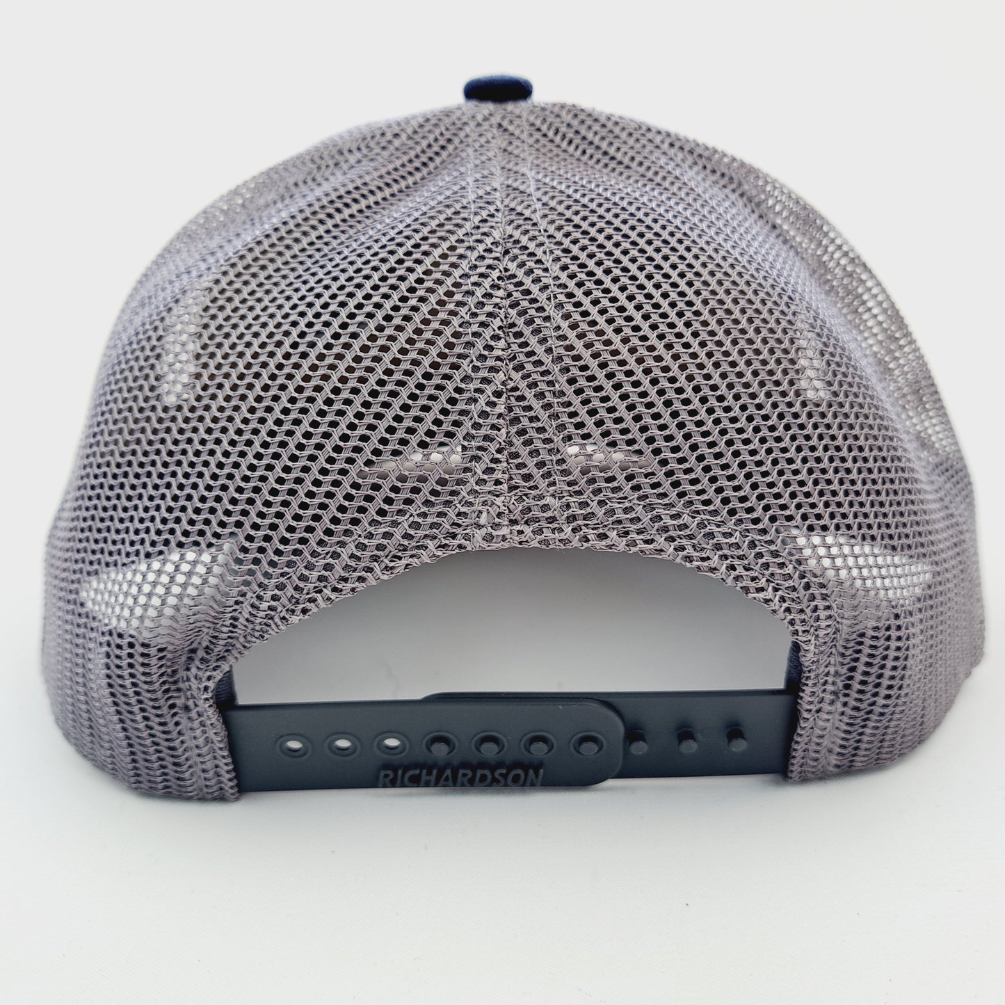 Western Star Richardson 112 Embroidered Trucker Mesh Snapback Cap Hat Navy & Gray