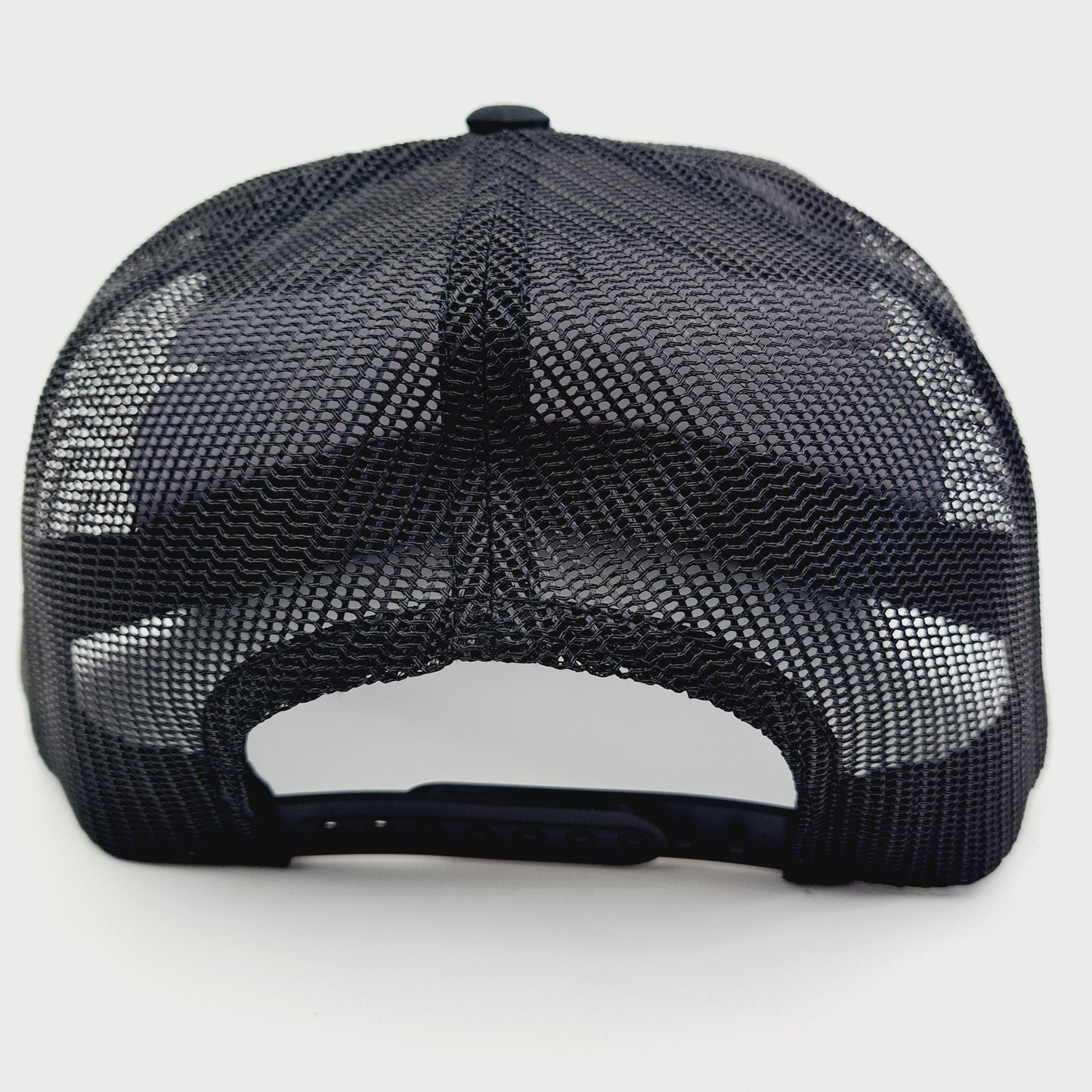 Play Some Hank Embroidered Flat Bill Mesh Snapback Cap Hat Black Yupoong