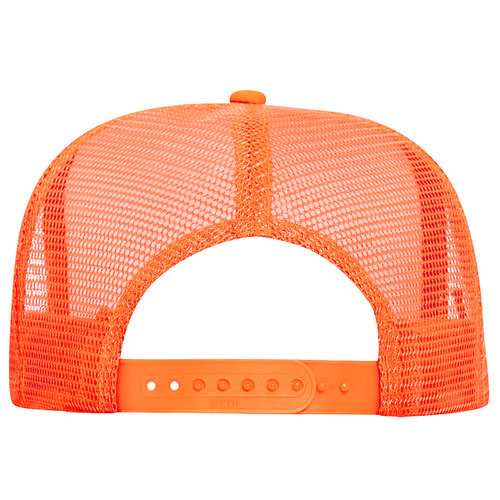 Tanned & Tipsy Foam Mesh Trucker Snapback Hat Cap Neon Orange Women's