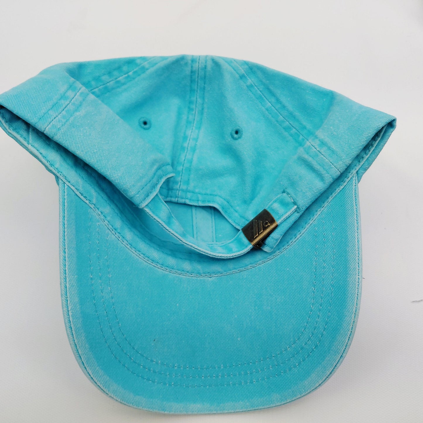 Just Stay Groovy Women's Hat Cap Relaxed Cotton Blue Embroidered Patch