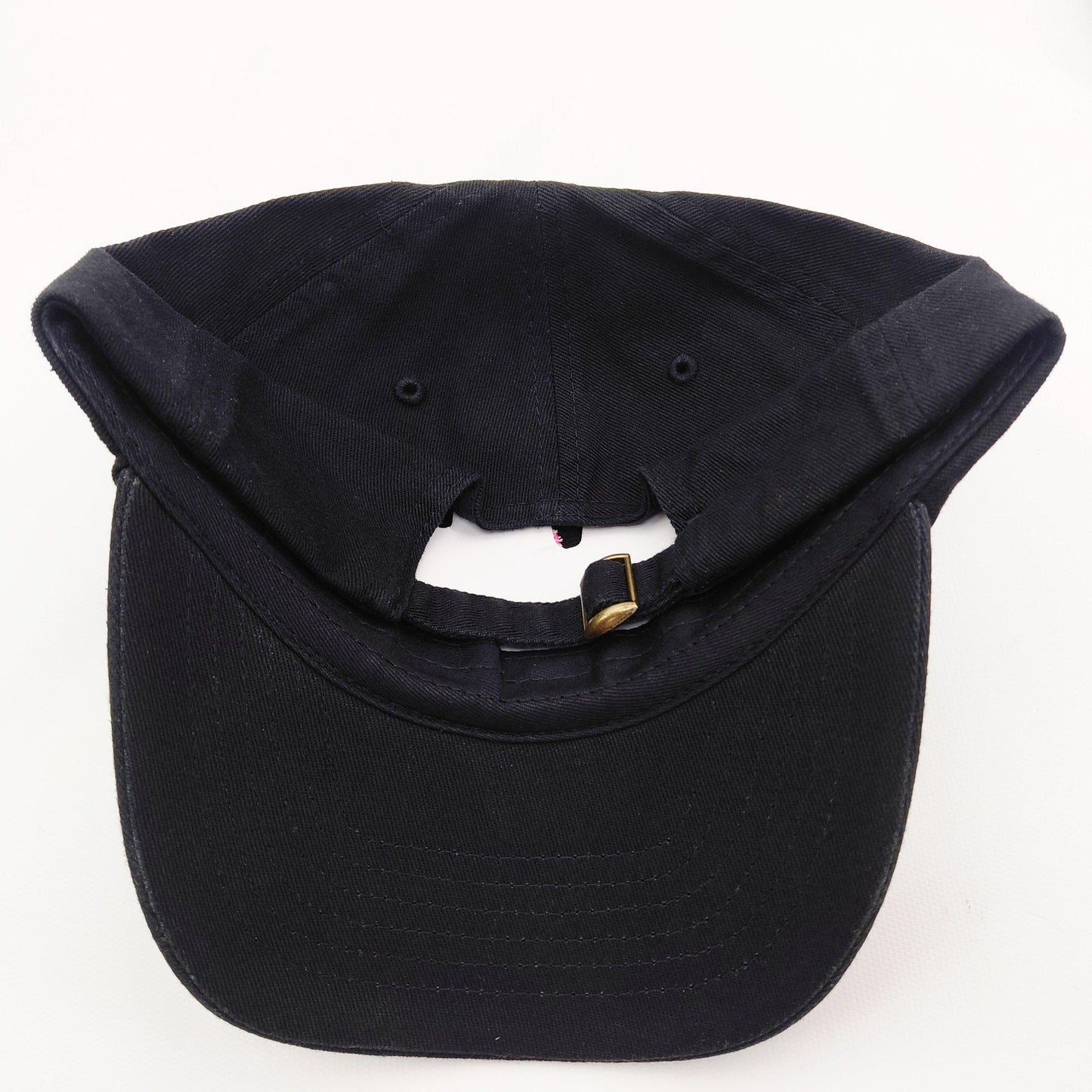 Breast Cancer Awareness Warrior Hat Cap Relaxed Cotton Black Embroidered
