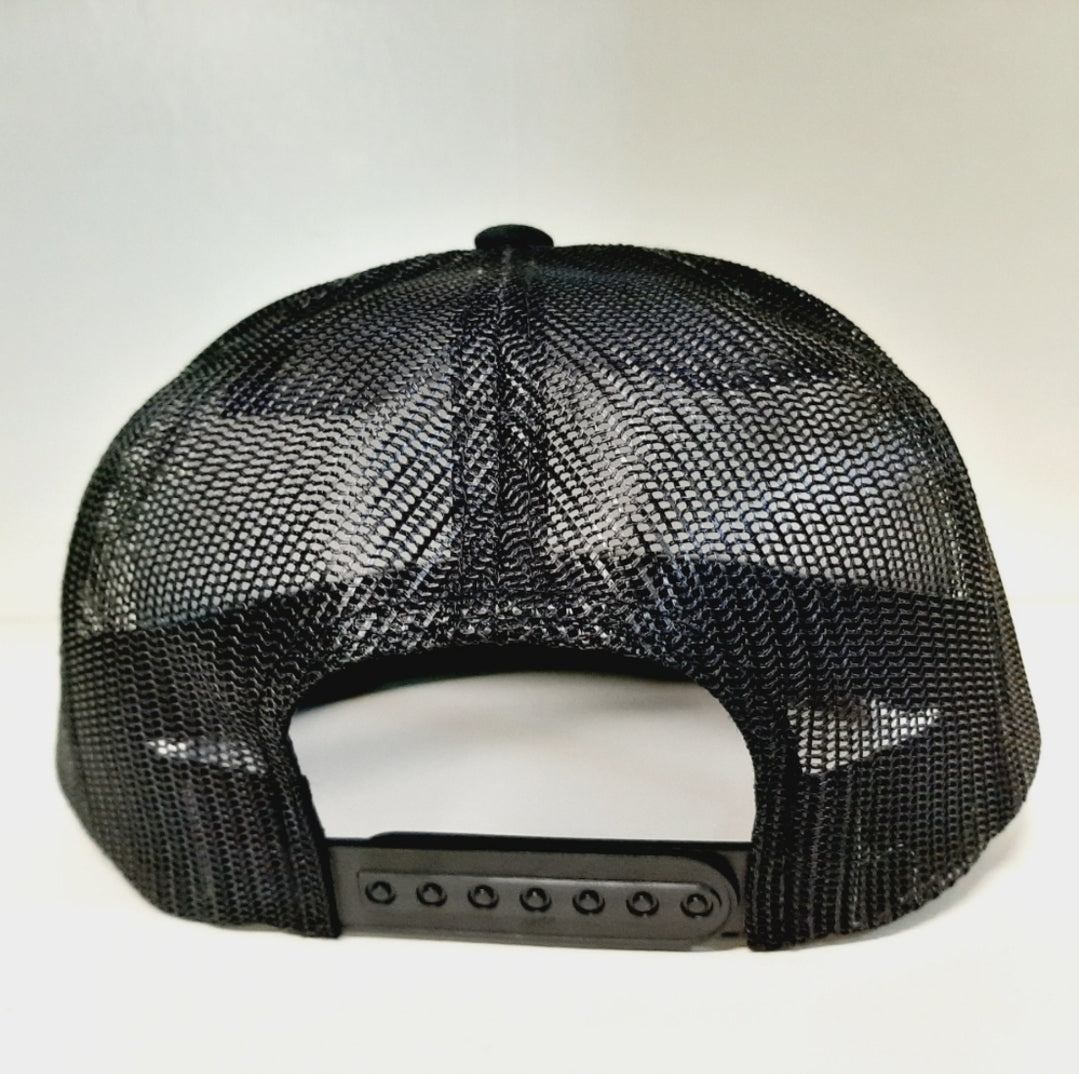 Dip Snuff Tobacco Embroidered Patch Flat Bill Snapback Mesh Hat Cap Yupoong