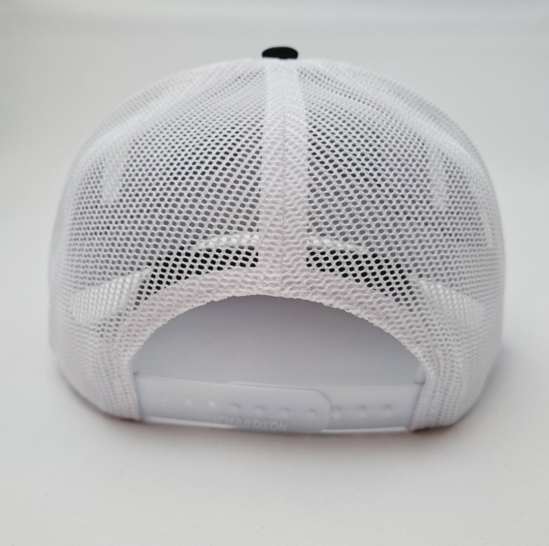 Detroit Diesel Allison Richardson 112 Embroidered Patch Curved Bill Mesh Snapback Cap Hat