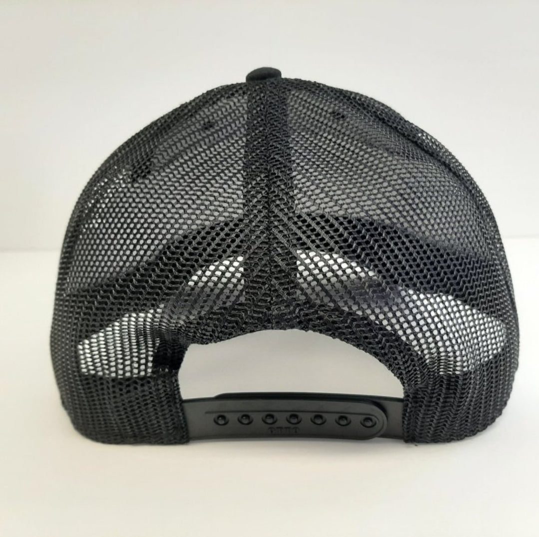 Toyota TRD Embroidered Patch Mesh Trucker Snapback Black