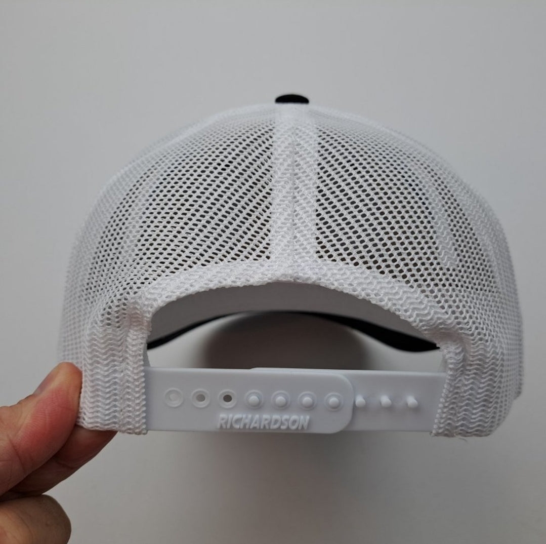 Diawa Richardson 112 Embroidered Patch Curved Bill Mesh Snapback Cap Hat