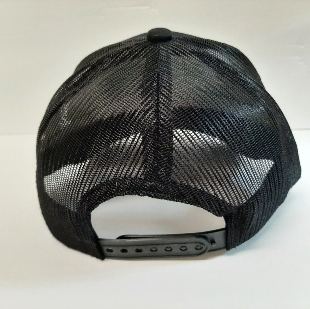 Glock Embroidered Patch Curved Bill Trucker Mesh Snapback Cap Hat Black Size XL