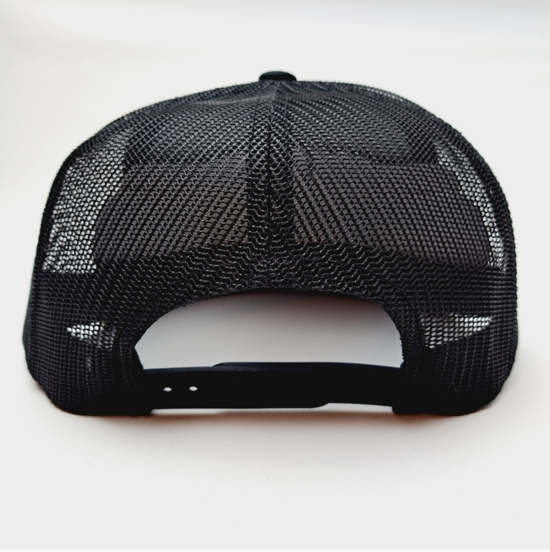 Cat Diesel Power Embroidered Patch Flat bill Trucker Mesh Snapback Cap