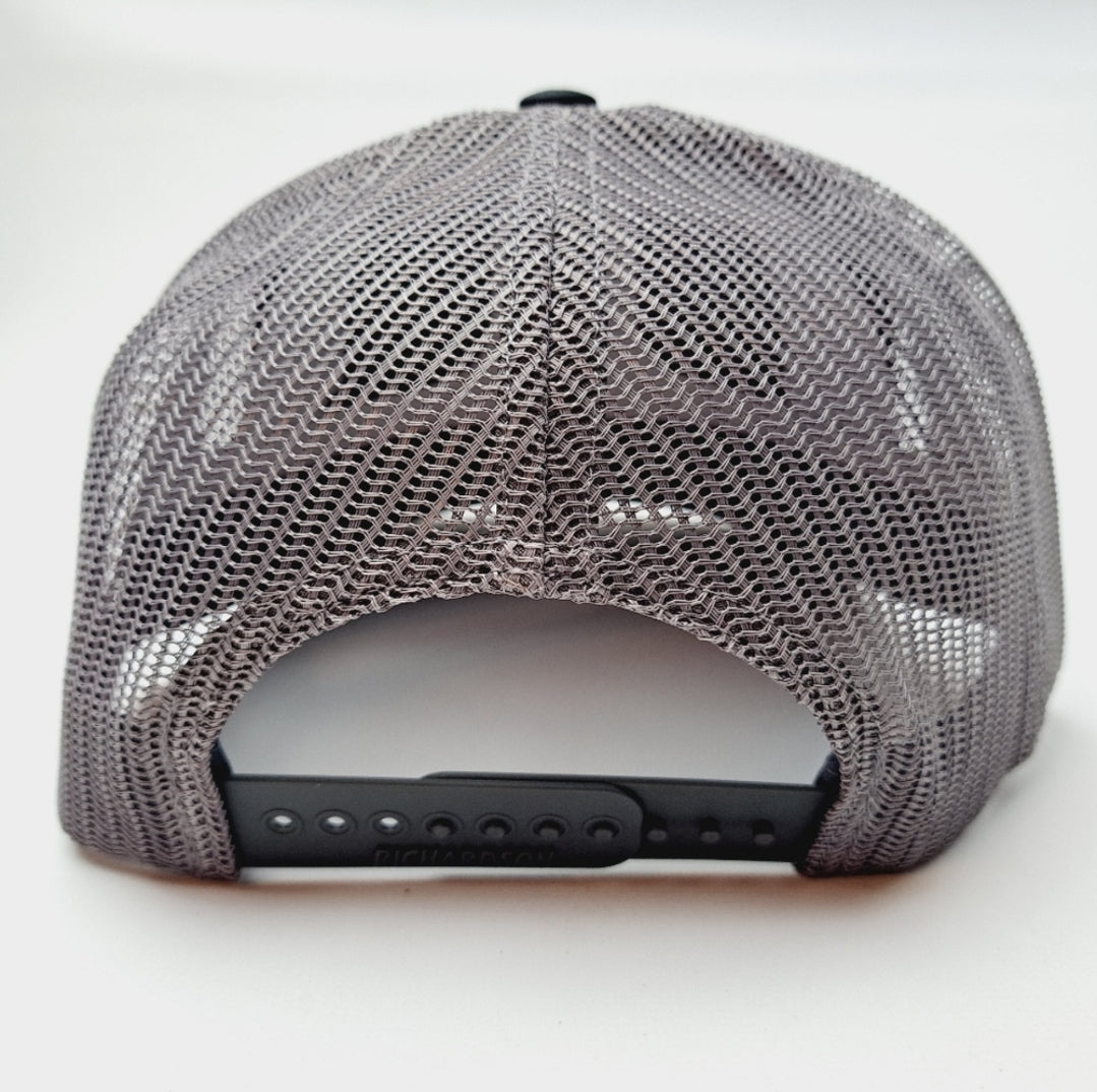 Hells Angels Forever Richardson 112 Mesh Snapback Trucker Gray & Black