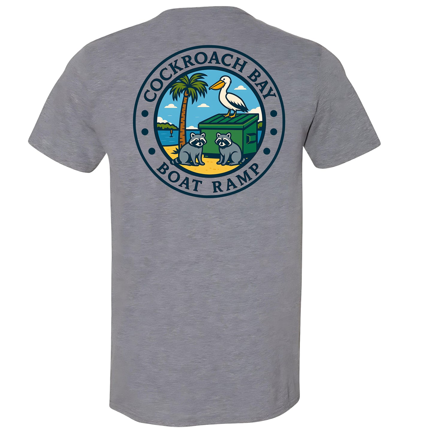 Cockroach Bay Boat Ramp Ruskin Florida T-shirt Backwater Fishing