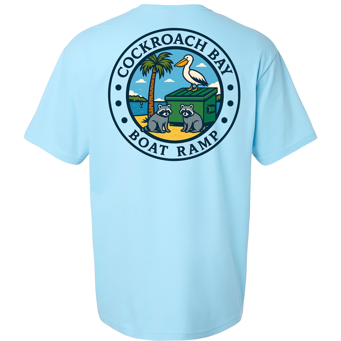 Cockroach Bay Boat Ramp Ruskin Florida T-shirt Backwater Fishing