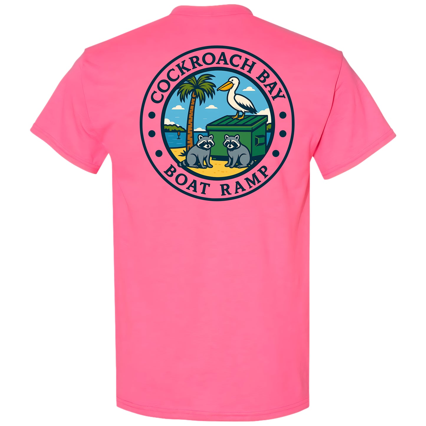 Cockroach Bay Boat Ramp Ruskin Florida T-shirt Backwater Fishing