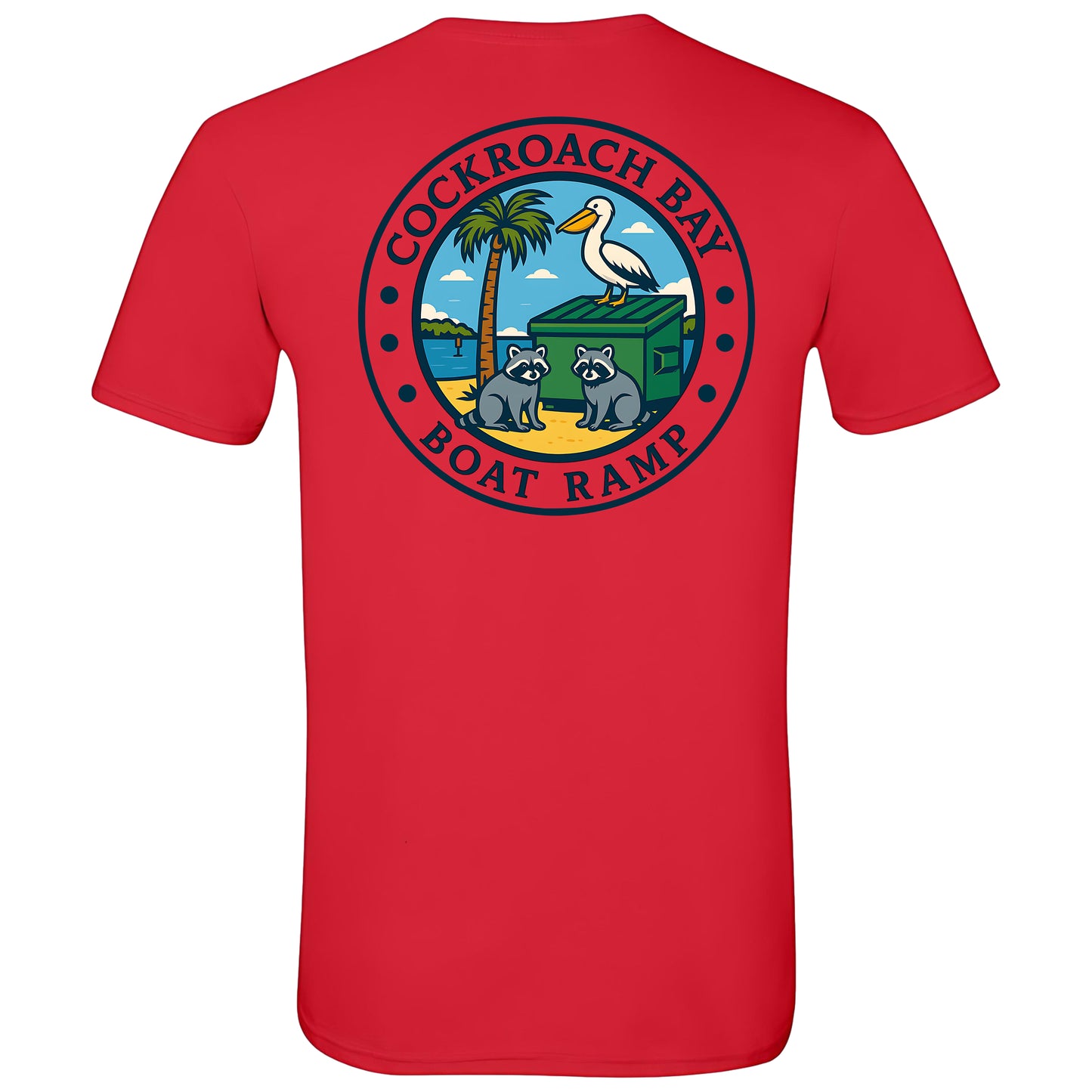 Cockroach Bay Boat Ramp Ruskin Florida T-shirt Backwater Fishing