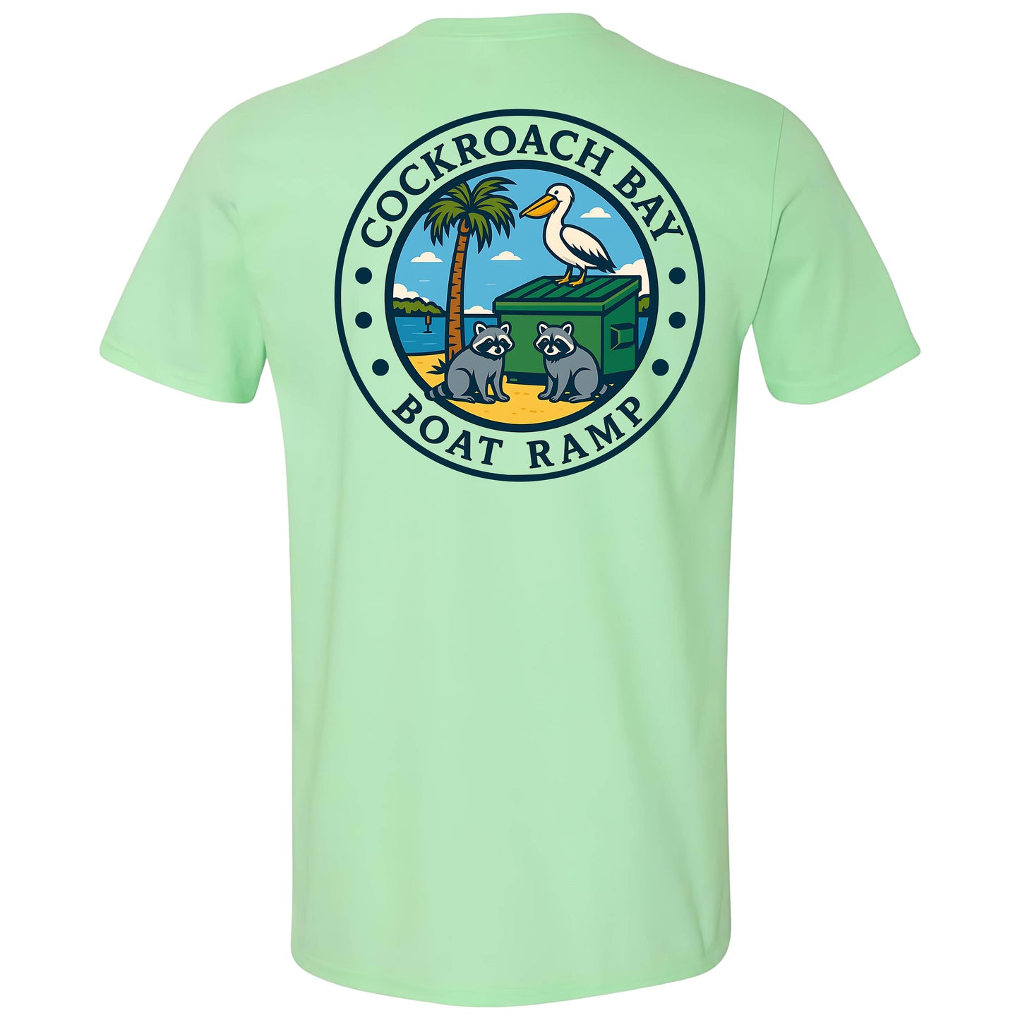Cockroach Bay Boat Ramp Ruskin Florida T-shirt Backwater Fishing