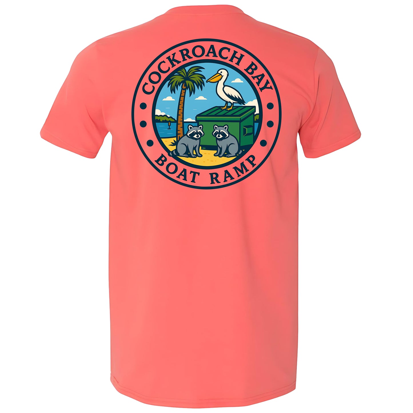 Cockroach Bay Boat Ramp Ruskin Florida T-shirt Backwater Fishing