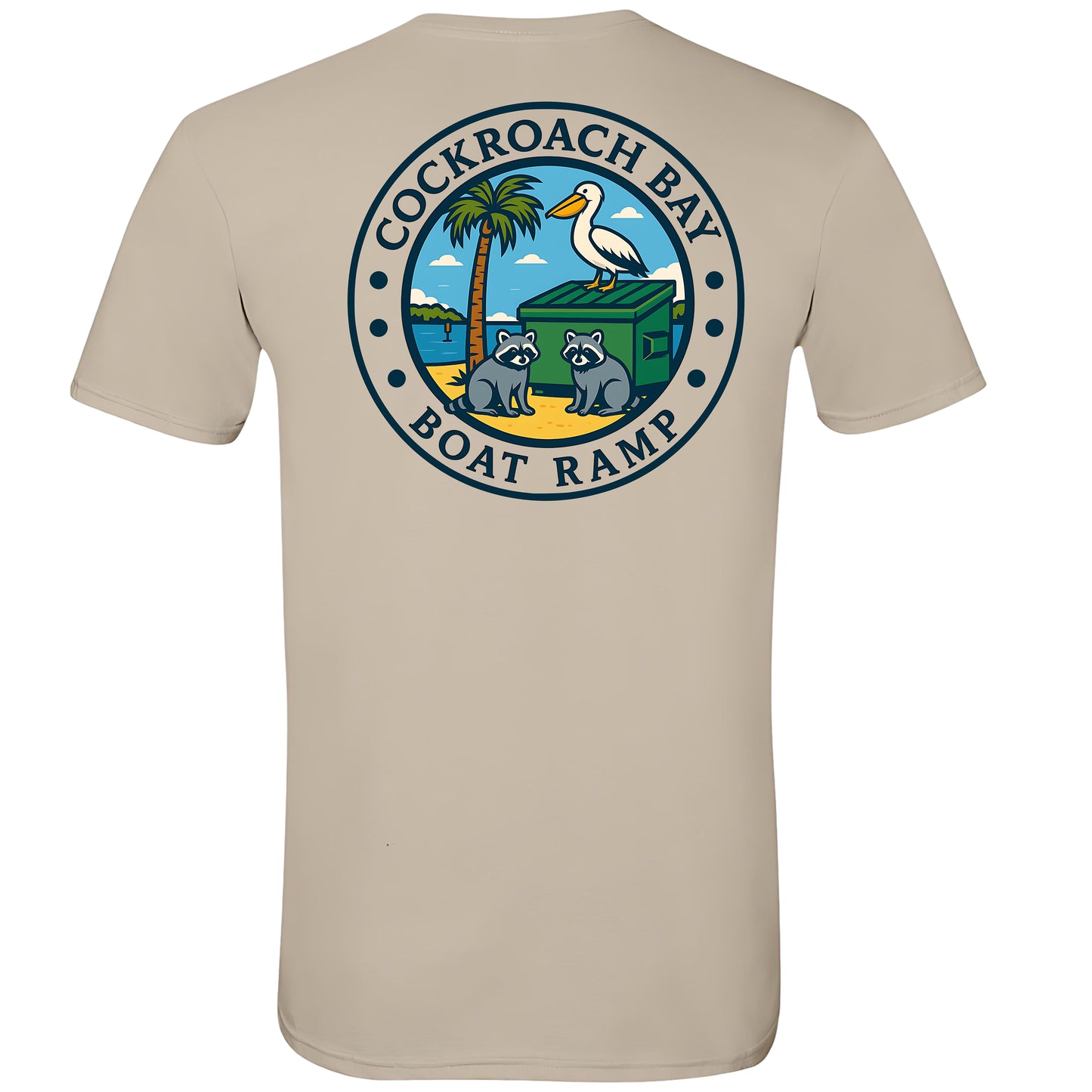 Cockroach Bay Boat Ramp Ruskin Florida T-shirt Backwater Fishing
