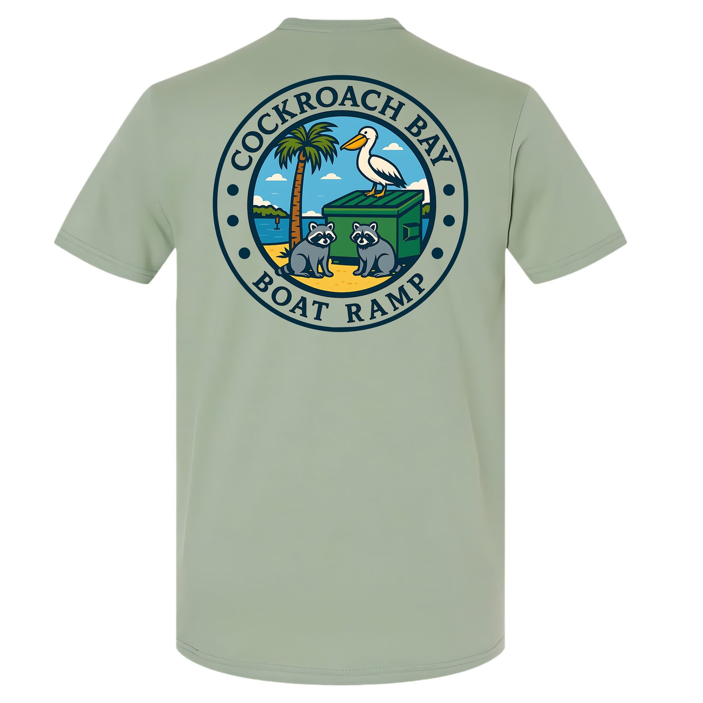 Cockroach Bay Boat Ramp Ruskin Florida T-shirt Backwater Fishing