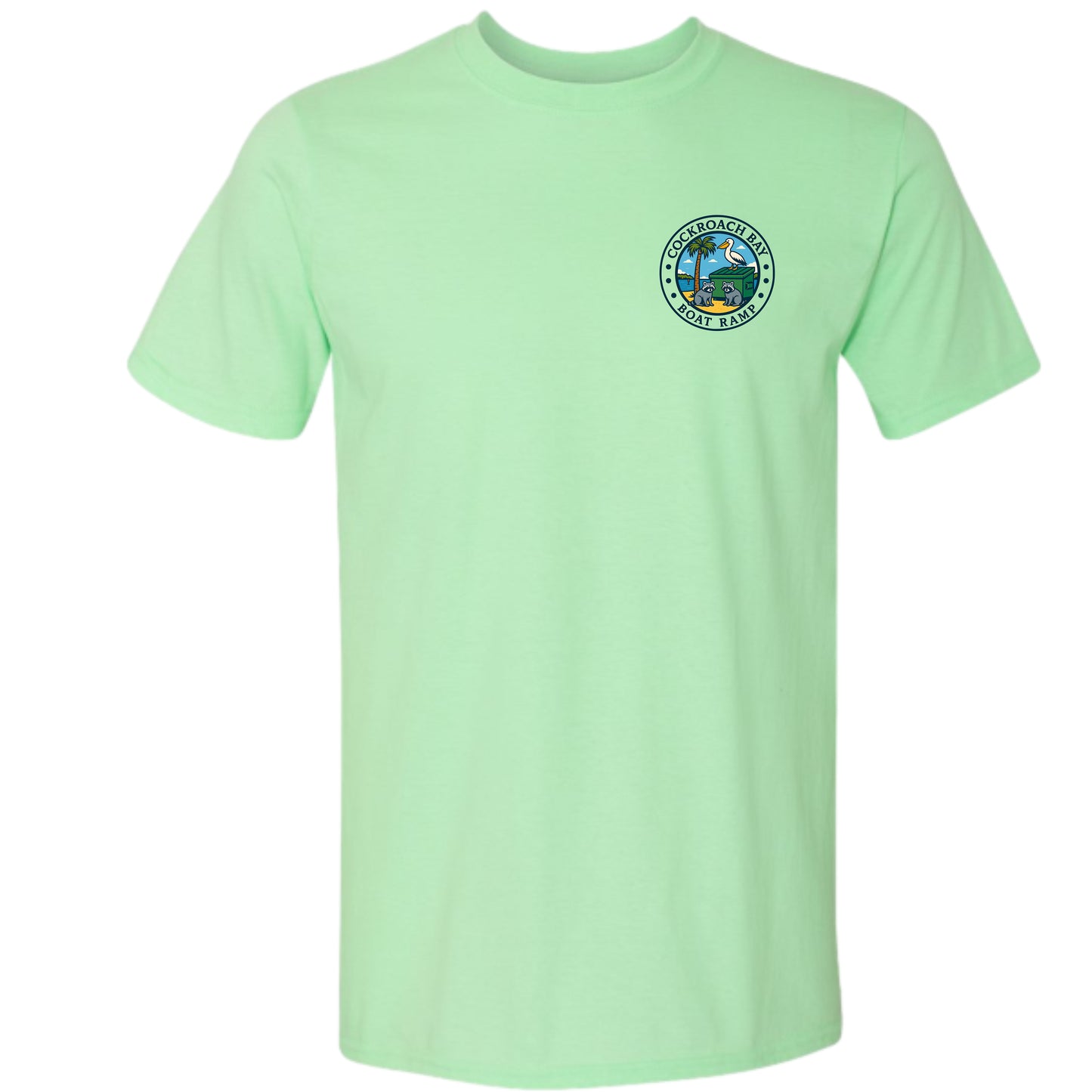 Cockroach Bay Boat Ramp Ruskin Florida T-shirt Backwater Fishing