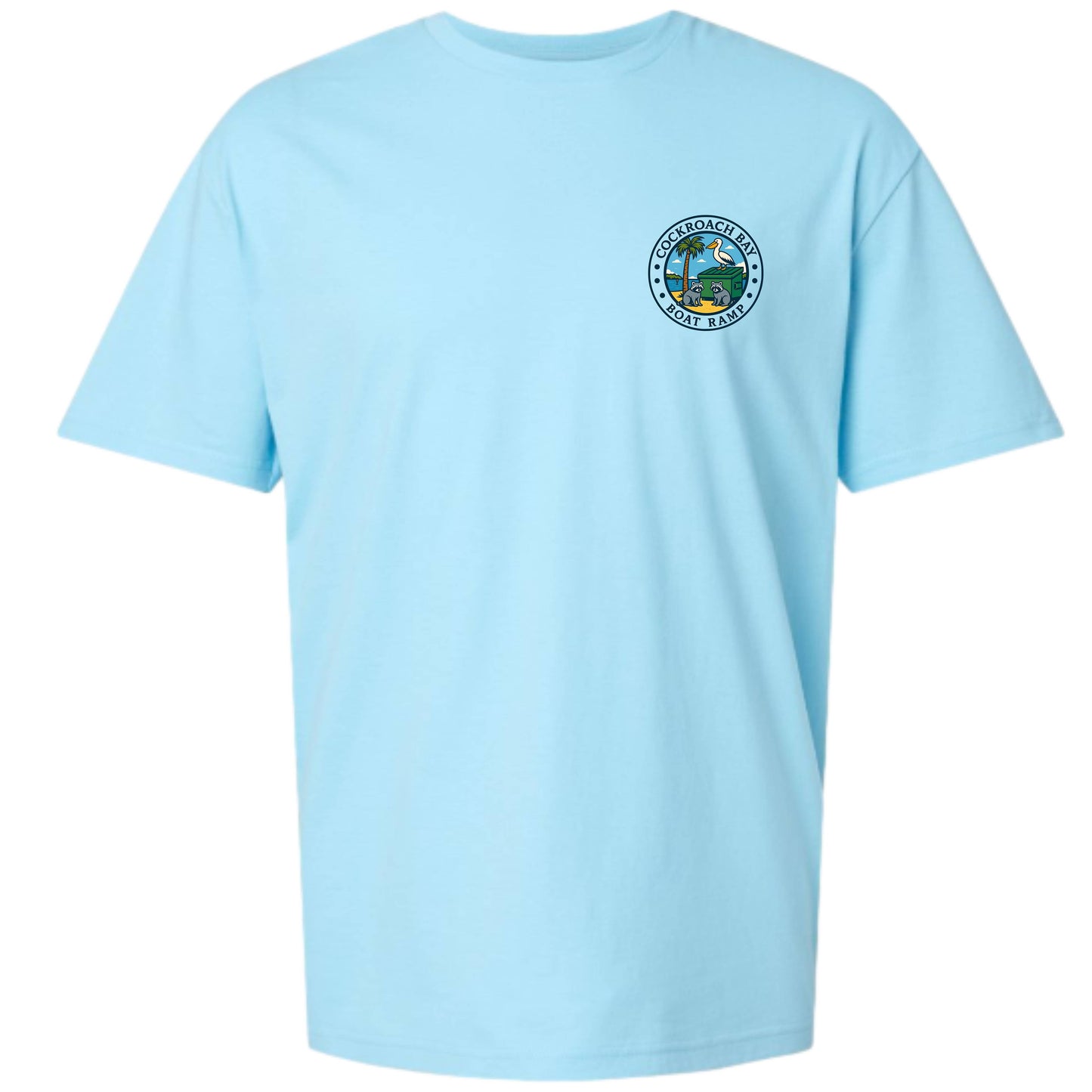 Cockroach Bay Boat Ramp Ruskin Florida T-shirt Backwater Fishing