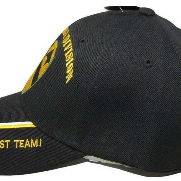 U.S. Army 1st Cavalry Division Hat Shadow Black