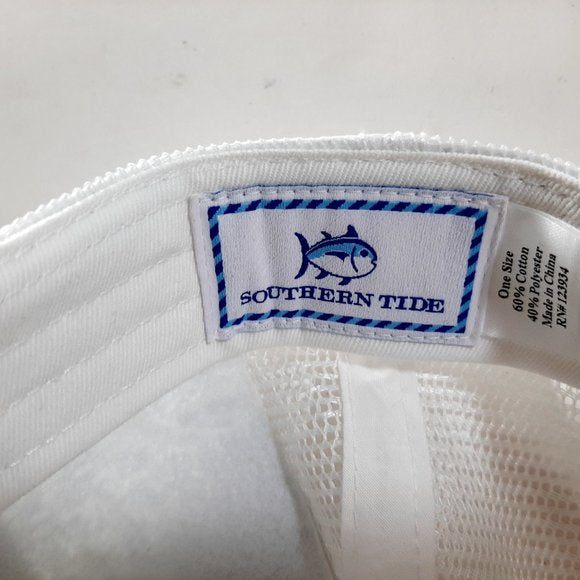 Southern Tide Mens Snapback Mesh Ball Cap Multicol