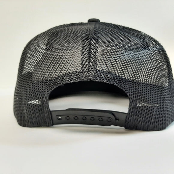 Nasa embroidered patch flat bill trucker