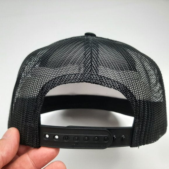 Redbull Red Bull Flat Bill Snapback Mesh Black Embroidered